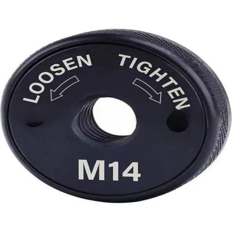 meuleuse d'angle M14 à plateau autobloquant, plateau de polissage portable à verrouillage rapide, plateau inférieur (plateau de pression autobloquant M14 A -120g noir) (1/5)
