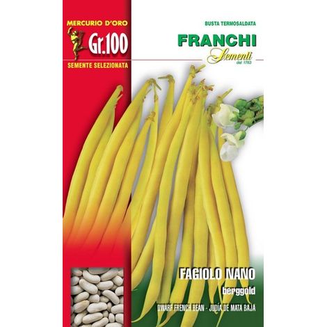 BUSTA SEMI DI FAGIOLO NANO BERGGOLD 100 GR