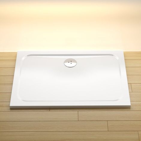 Ravak Galaxy Pro Chrome - Plato de ducha Gigant Pro-100 Cromo, 120x80 cm, blanco XA04G401010 (1/5)