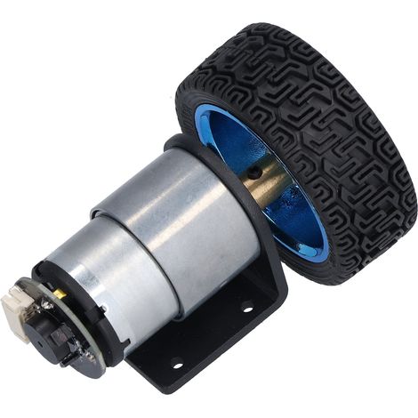Encoder-Motor-Set, 6-mm-Welle mit Montagehalterung für Smart-Car-Roboter-DIY, DC 6 V, JGB37‑520, 600 U/min (1/5)