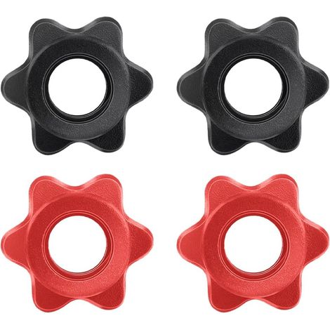 Hexagonal Barbell Clips, Hexagonal Barbell Screw Ends, Barbell Clamps, Screw Clamps for Weightlifting Training (1/5)