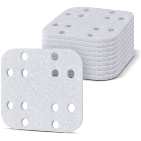 OasisMist 450S & LV 600S Lot de 10 tampons détartrants pour humidificateur d'air avec brouillard chaud et froid, OasisMist 450S & LV 600S, Blanc (1/5)