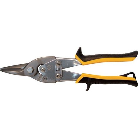C.K. T4537AS Tijeras de acero pulido 240 mm corte preciso (1/2)