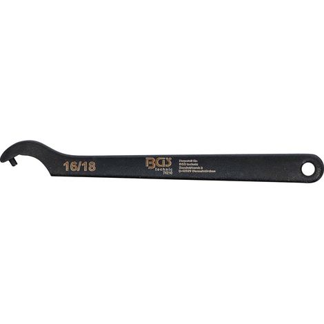 Cle À ergot À tenon din1810b - dtail : 16 - 18 mm