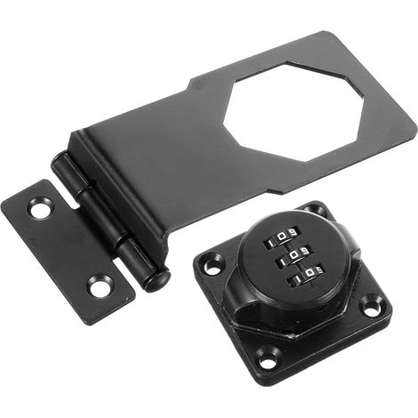 Cadenas à combinaison avec loquet pour porte métallique (1/5)