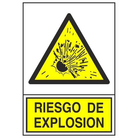 DUVER señal 321 plast.420x297''riesg.explosion'' , 0UNIDADES