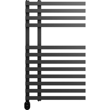 ROINTE - Sèche-serviettes VENEZIA OVAL connecté 500W Noir - TVEWF50N077 (1/4)