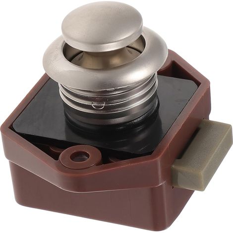 Verrou à bouton, poussoir pour armoires et loquets, cars et bateaux (1/5)