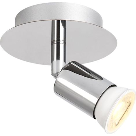 Spot mural C85-265V, plafonnier intérieur avec douille GU10, éclairage directionnel et orientable, idéal pour la cuisine, le couloir ou la salle de bain. (1/5)
