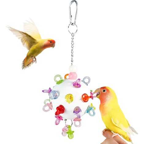Bird Toy for Parrots, Cockatiel Toy, Colourful Bird Toy for