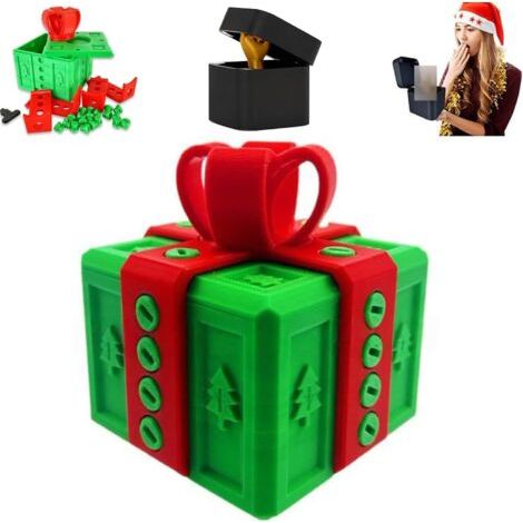 Boite Cadeau Doigt d'honneur Really Annoying Boîtes Cadeaux Cadeau Drole Noel, 3D Boîte à Vis Surprise Farce et Attrape Adulte Boite Cadeau pour Anniversaire Noël Fêtes The Prank Box (1/5)