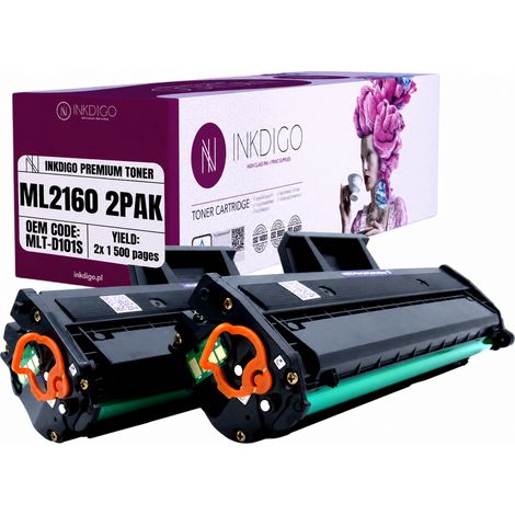 Toner Inkdigo MLT-D101S compatibile con Samsung ML-2160 SCX-3405W SF-760P, certificato TÜV. (1/5)