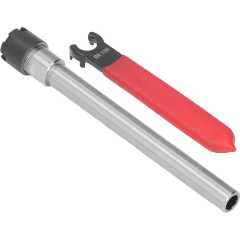 Rallonge droite longue pour porte-pince de serrage CNC, plage de serrage de 17 mm, clé (C10ER11M100L 100 mm) (1/5)