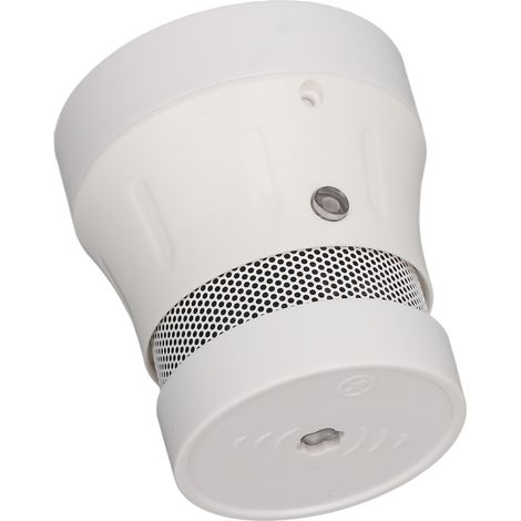 Détecteur de fumée Wi-Fi blanc compatible avec l'application Tuya, alarme incendie intelligente sans fil pour la maison (1/4)