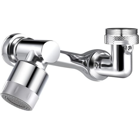 BEBUSINGOTO Universal Drehen Wasserhahn Belüfter Swivel Foamer Tap Kopf 2 Modi Einstellbare Dusche Kopf (1/5)