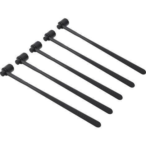 Plum Blossom Hauthammer (5er-Pack) mit einseitigem, schwarzem ABS-Griff und Edelstahl, für den industriellen Einsatz (1/5)