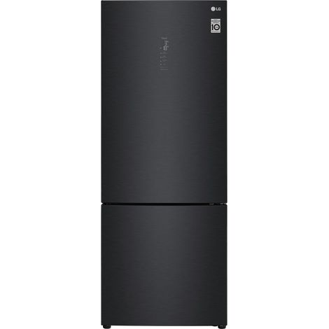 Frigorifero Lg GBB569MCAMN Combinato Congelatore Basso Libera Installazione Classe E Nero