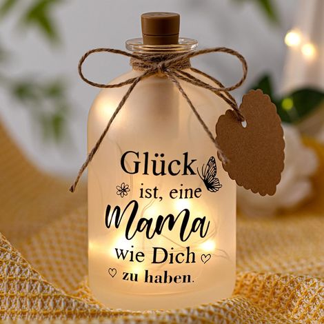 Lampada Bottiglia LED Decorativa Estetica Regalo Mamma 500 ml (1/5)