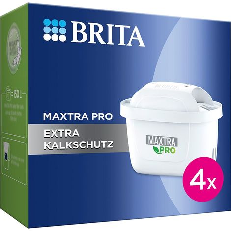 Brita Wasserfilterkartusche MAXTRA PRO EXTRA KALKSCHUTZ, 4er-Pack Wasserfilter (1/9)