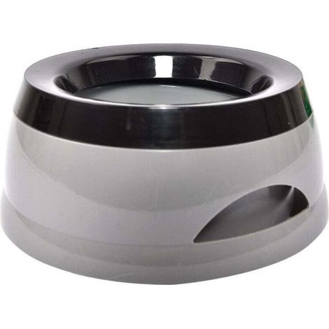 Distributeur d'eau pour Chien Antidérapant Bol d'eau pour Chien Anti Débordement de Flottabilité, Gamelles de Voyage Amovible Gamelle à Eau pour Animal Domestique Gris