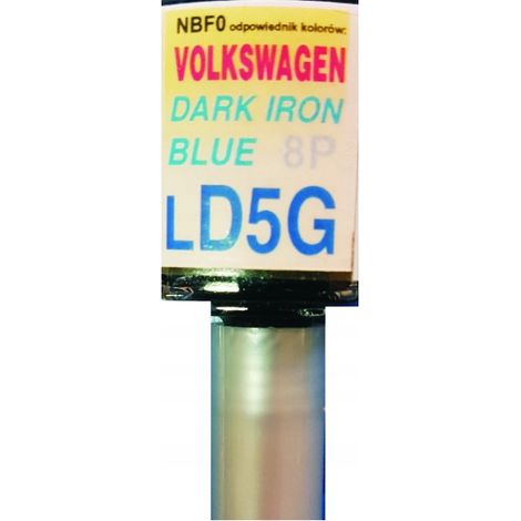 Vernice ritocco blu ferro scuro VW LD5G 8P PER GRAFFI (1/5)