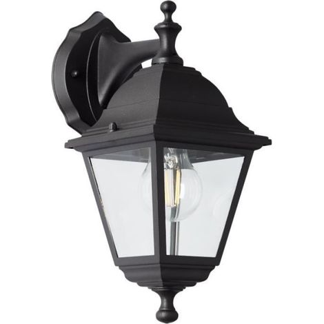 Applique extérieure descendante - BRILLIANT - NISSIE noir - E27 1x60W (1/3)