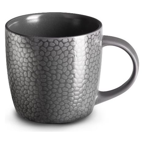 6 Kaffee- oder Teetassen 28 cl Grau – Stein – Medard De Noblat