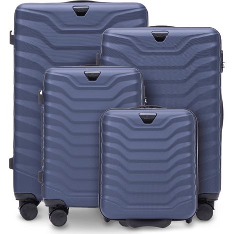 Juego de 4 maletas Wings AZUL PAVO REAL