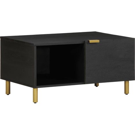vidaXL Tavolino da Salotto Nero 80x50x40 cm in Legno Multistrato (1/5)