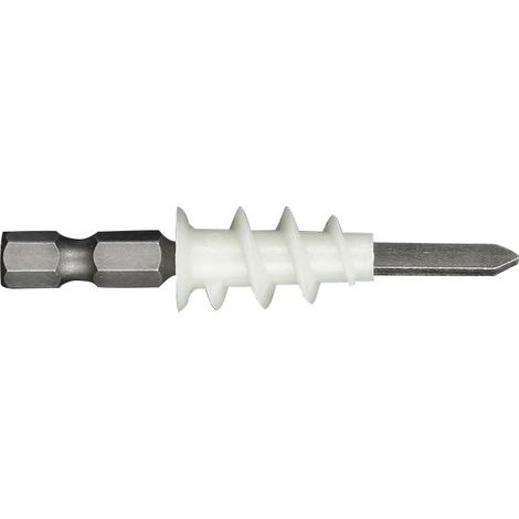 10 chevilles plastiques RAMTWIST avec embout (1/5)