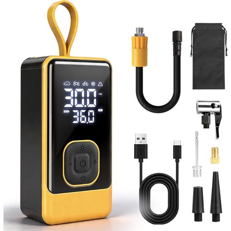 Portable Air Compressor 150 PSI (10.3 Bar) Car Tyre Inflator (1/5)