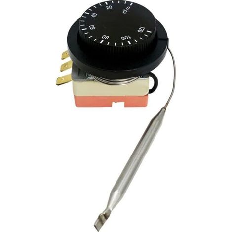 Thermostat Mécanique 0-120 °C - Bouton de Contrôle de Température Intégré