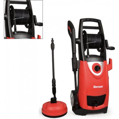 Nettoyeur haute pression électrique 2000W 150 Bar + enrouleur + lance + brosse (1/5)