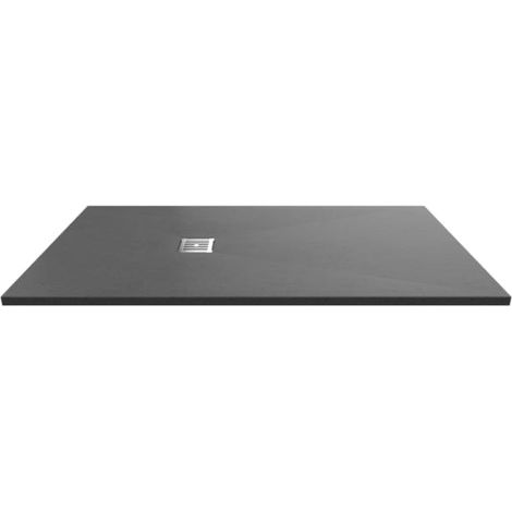 Nuie Slate Grey 1700mm x 900mm Slimline Rectangular Shower Tray - NLT71064 (1/3)