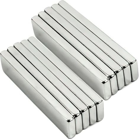 Aimant en néodyme, plaque 10 x 5 mm, lot de 10, Kraft&Dele (1/5)
