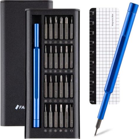 Präzisions-Schraubendreher Set 26-teilig mit Torx, Phillips, Pentalobe für Elektronik & Uhren (1/5)