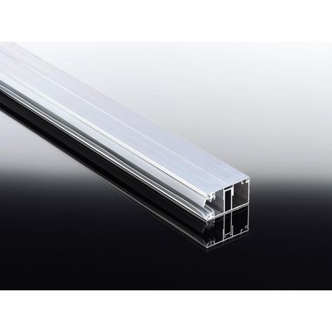 Alu-Randprofil 2-tlg. pressblank 3500 mm m. Dichtung