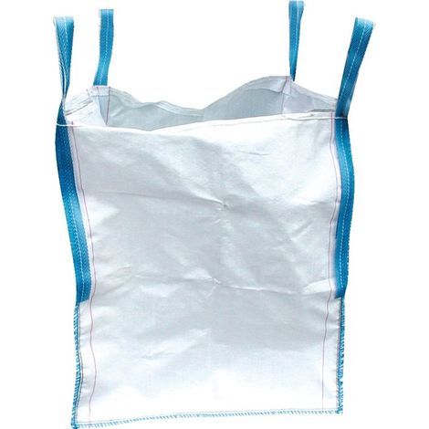 1 m³ Big Bag rubble bag – 160 g/m² polypropylene fabric – Max load 1500 kg – 4 lifting straps – Dimensions 91 x 91 x 108 cm – renovation (1/3)