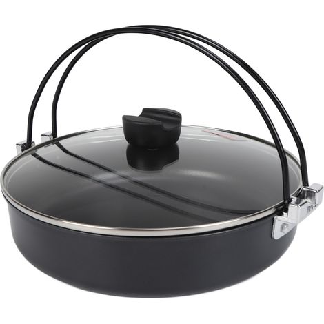 Casserole Japonaise 26,9 cm en Alliage d'Aluminium Multifonction Antiadhésive avec Couvercle pour Marmite et Sauce (1/5)