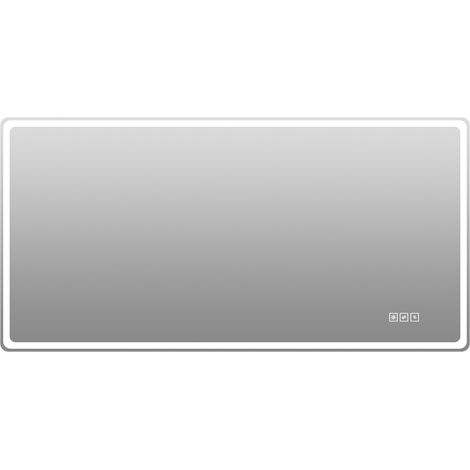 Miroir Salle de Bain LED 60×120 cm Sans Cadre, Éclairage Avant et Arrière, Commande Tactile Dimmable, 3 Températures de Couleur, Verre HD Sans Cuivre, Anti-Buée (1/5)