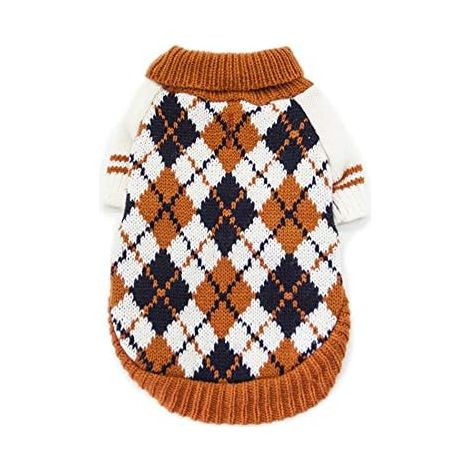 Maglione per cani, caldo abbigliamento invernale per cani e gatti, comodo cappotto per animali domestici, maglione per cuccioli, maglione per gattini, abbigliamento per cani di piccola, media e grande (1/5)