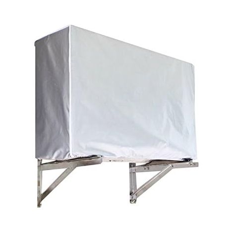 Sollbry Couverture de climatiseur Anti-neige, étanche à la poussière, pour fenêtre extérieure, unité AC, Mini système fendu, hiver, 80x32x56cm (1/3)