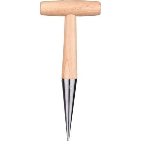 Attrezzo da giardinaggio in acciaio inossidabile, seminatrice manuale per semina, trapianto, concimazione e messa a dimora. (1/4)