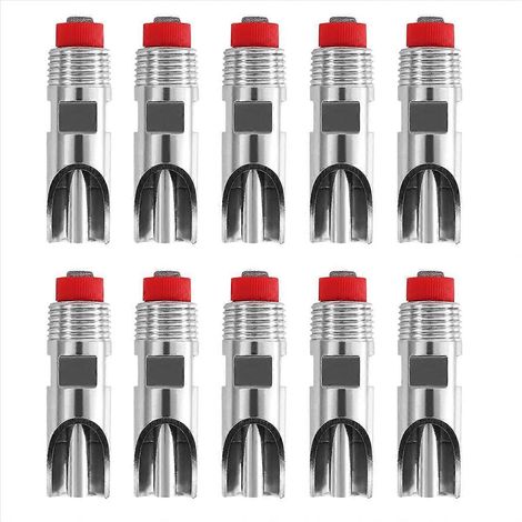 Distributeur d'eau automatique à tétines en acier inoxydable pour cochons (10 pièces) (1/5)