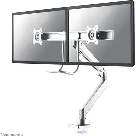 Neomounts NM D775DX Bianco Supporto da Scrivania per Doppio Schermo (1/4)