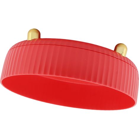 360° drehbares Aufbewahrungsregal, rund, Kosmetik- und Gewürzregal, drehbar, für Küchenschrank und Speisekammer, klein, rot (1/5)