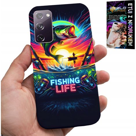 Custodia per Samsung Galaxy S20 Lite - motivi di pesca, canna da pesca, retro (1/5)