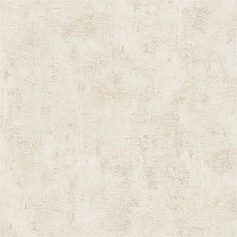 Papier peint ton-sur ton Profhome 224057 papier peint intissé légèrement texturé ton-sur-ton mat crème 5,33 m2