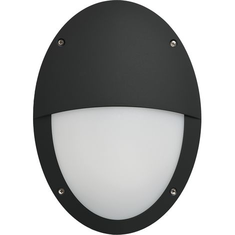 Applique TEIA Ver. Hood IP66 E27 23W Noir