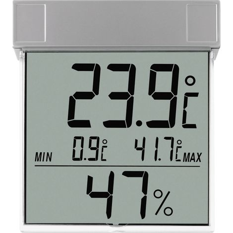 THERMOMÈTRE-HYGROMÈTRE POUR FENÊTRE NUMÉRIQUE TFA 30.5020 (1/2)